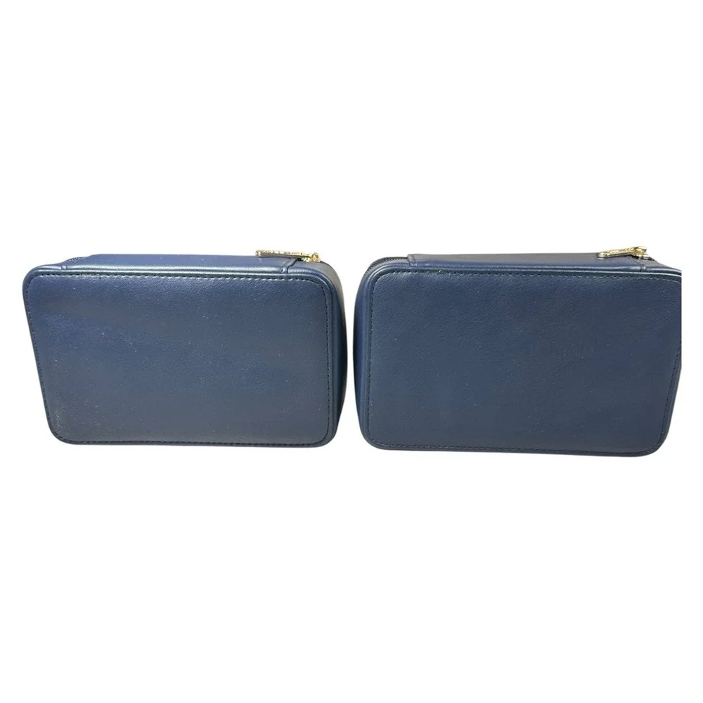 Delta One Missoni Amenity Kit Lot 2 Navy Travel Case First Class 1 Sealed 1 Open